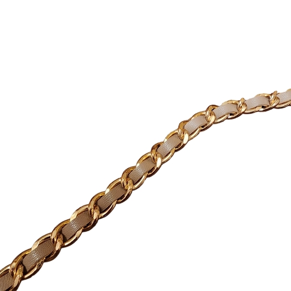 Badgley Mishka Taupe Gray Quilted Shoulder Bag - Picture 8 of 15